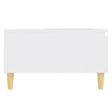 NNEVL Coffee Table White 90x60x35 cm Engineered Wood