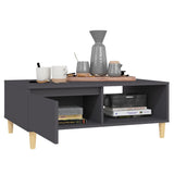NNEVL Coffee Table Grey 90x60x35 cm Engineered Wood