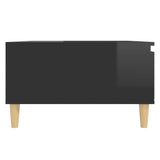 NNEVL Coffee Table High Gloss Black 90x60x35 cm Engineered Wood