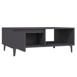 NNEVL Coffee Table Grey 90x60x35 cm Chipboard