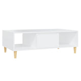 NNEVL Coffee Table White 103.5x60x35cm Chipboard