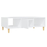 NNEVL Coffee Table White 103.5x60x35cm Chipboard