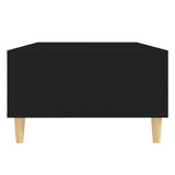 NNEVL Coffee Table Black 103.5x60x35 cm Chipboard