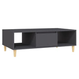 NNEVL Coffee Table Grey 103.5x60x35 cm Engineered Wood