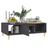 NNEVL Coffee Table Grey 103.5x60x35 cm Engineered Wood