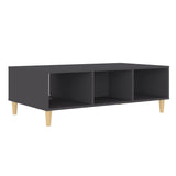NNEVL Coffee Table Grey 103.5x60x35 cm Engineered Wood