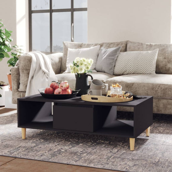 NNEVL Coffee Table Grey 103.5x60x35 cm Engineered Wood