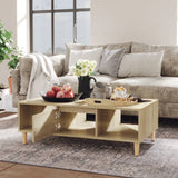 NNEVL Coffee Table Sonoma Oak 103.5x60x35 cm Chipboard