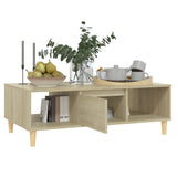NNEVL Coffee Table Sonoma Oak 103.5x60x35 cm Chipboard