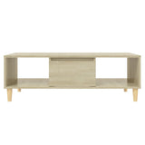 NNEVL Coffee Table Sonoma Oak 103.5x60x35 cm Chipboard