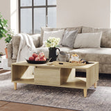NNEVL Coffee Table Sonoma Oak 103.5x60x35 cm Chipboard