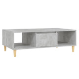 NNEVL Coffee Table Concretre Grey 103.5x60x35 cm Chipboard