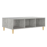 NNEVL Coffee Table Concretre Grey 103.5x60x35 cm Chipboard