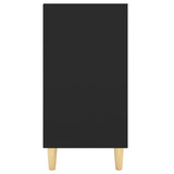 NNEVL Sideboard Black 103.5x35x70 cm Chipboard