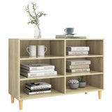 NNEVL Sideboard Sonoma Oak 103.5x35x70 cm Chipboard