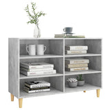 NNEVL Sideboard Concrete Grey 103.5x35x70 cm Chipboard