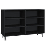 NNEVL Sideboard Black 103.5x35x70 cm Engineered Wood