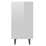 NNEVL Sideboard High Gloss White 103.5x35x70 cm Engineered Wood
