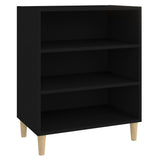 NNEVL Sideboard Black 57x35x70 cm Chipboard