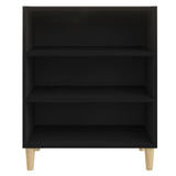 NNEVL Sideboard Black 57x35x70 cm Chipboard