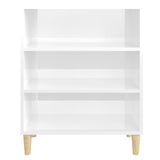 NNEVL Sideboard High Gloss White 57x35x70 cm Engineered Wood