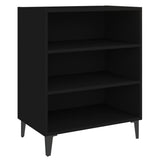 NNEVL Sideboard Black 57x35x70 cm Chipboard