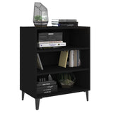 NNEVL Sideboard Black 57x35x70 cm Chipboard
