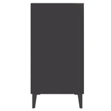 NNEVL Sideboard Grey 57x35x70 cm Chipboard