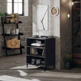 NNEVL Sideboard Grey 57x35x70 cm Chipboard