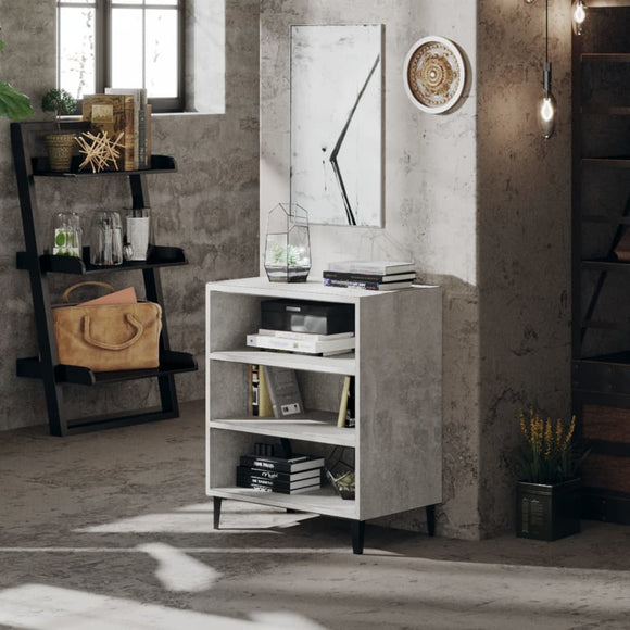 NNEVL Sideboard Concrete Grey 57x35x70 cm Chipboard