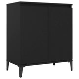 NNEVL Sideboard Black 60x35x70 cm Chipboard
