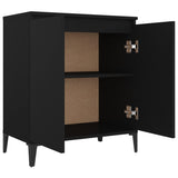 NNEVL Sideboard Black 60x35x70 cm Chipboard