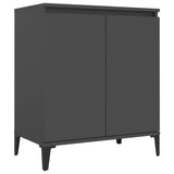 NNEVL Sideboard Grey 60x35x70 cm Chipboard