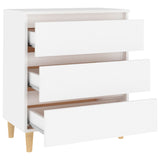 NNEVL Sideboard White 60x35x69 cm Chipboard