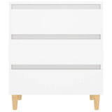 NNEVL Sideboard White 60x35x69 cm Chipboard