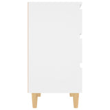 NNEVL Sideboard White 60x35x69 cm Chipboard