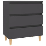 NNEVL Sideboard Grey 60x35x69 cm Engineered Wood