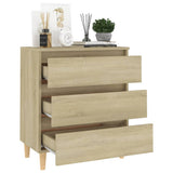 NNEVL Sideboard Sonoma Oak 60x35x69 cm Chipboard