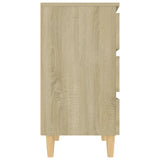 NNEVL Sideboard Sonoma Oak 60x35x69 cm Chipboard