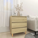 NNEVL Sideboard Sonoma Oak 60x35x69 cm Chipboard
