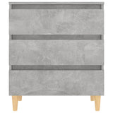 NNEVL Sideboard Concrete Grey 60x35x69 cm Chipboard