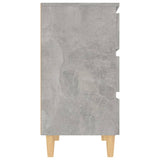NNEVL Sideboard Concrete Grey 60x35x69 cm Chipboard