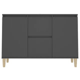 NNEVL Sideboard Grey 103.5x35x70 cm Chipboard