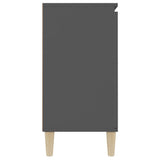 NNEVL Sideboard Grey 103.5x35x70 cm Chipboard