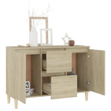 NNEVL Sideboard Sonoma Oak 103.5x35x70 cm Chipboard