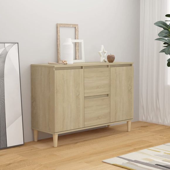 NNEVL Sideboard Sonoma Oak 103.5x35x70 cm Chipboard