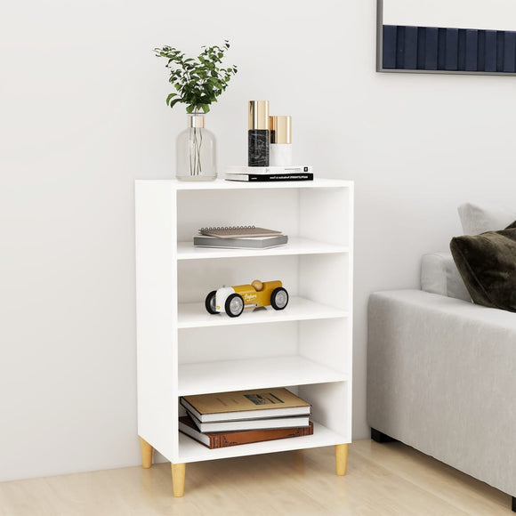 NNEVL Sideboard White 57x35x90 cm Engineered Wood