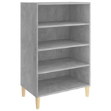NNEVL Sideboard Concrete Grey 57x35x90 cm Chipboard