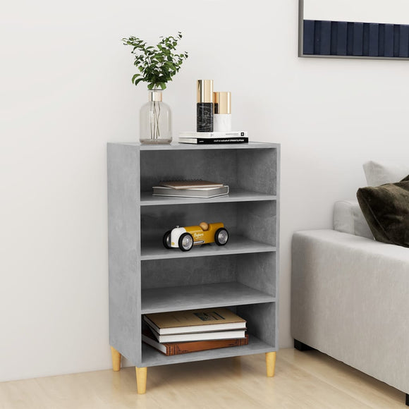 NNEVL Sideboard Concrete Grey 57x35x90 cm Chipboard