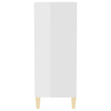 NNEVL Sideboard High Gloss White 57x35x90 cm Chipboard